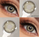1 Pair Colored Contact Lenses for Eyes Natural Fashion Lenses Gray Beauty Pupils Blue Eye Lens Cosmetics Soft Contacts