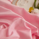 Floral Plant Pattern Bedding Doublesided Coral Fleece Duvet Cover 3 Pcs Set Keepwarm Machine Washable Skin Friendly Bed Sheets