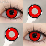 2PCS Cosplay Contact Lenses Little Devil Contacts Halloween Color Contact Lens Crazy White Eye Lenses Anime Make Up Lenses