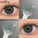 Light Colored Contact Lenses Natural Brown/Gray Lense High Quality Blue Lenses Yearly Beauty Makeup Green Eye Lenses
