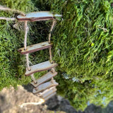 Wooden Plank Bridges, Rope Ladders, Home Courtyard Decoration, Fairy Garden Micro-landscape Shooting Props and Decoration