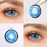 17MM Color Halloween Contact Lenses For Eye Green Cat‘s Eye Red Blue Lenses Cosplay Contact Lenses Eyes Beauty Makeup