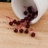 Simulation Mini Fake Fruit Strawberries Blueberry Cherry Caviar Mulberry Tomato Props For Home Decoration Accessories 100pc/lot