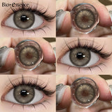 2pcs Natural Color Contact Lenses for Eyes Brown Lenses Colorcon Korean Lenses Yearly Beauty Brown Eye Contacts Lens