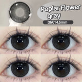 1 Pair Purple Beauty Colored contact lenses For Eyes Halloween Makeup Lens Pupils Fashion Big Eye Lenses Myopia Lenses