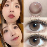 Pink Contact Lenses Myopia Color Contact Lenses for Eye with Diopters Natural Grey Brown Eye Color Lenses Blue Lens 2PCS