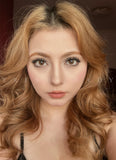 Color Contact Lenses Luminous Ice Blue Beauty Lens |   14.2mm Soft Annual Reusable Cosmetic Lenses 2Pcs