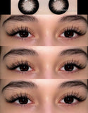 Big Diameter Black Lenses 14.5mm Lenses Colored Contact Lenses for Eyes Big Eye Lenses Natural Look Brown Lenses