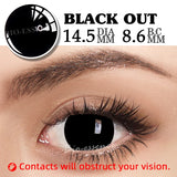 1 Pair Halloween Cosplay Contact Lenses Yellow Cat Eyes Black Lenses Cosplay White Lenses Purple Anime Lenses