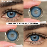 1 Pair Colorful Contact Lenses Natural Eye Makeup Contacts Lens for Eyes Korean Soft Lens Cosmetic Pupils Color Eye Len