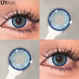 Color Contact Lenses Black Lens For Eye Cosmetic Woman accesories Blue Eyes Contact Makeup Beauty Colorcon Water Light