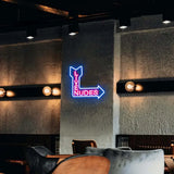 Live Nudes Neon Sign for Wall Decor, Girl Neon Light, Purple Neon Signs, USB Powered LED Neon Lights Dimmable for Man Cave, Bedroom, Hotel, Party