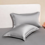 1 Pair(2 Pieces) Egyptian Cotton Pillowcases Solid Color Pillow Shams Covers