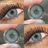 1 Pair Natural Blue Lenses Yearly Use Contact Lens Beauty Color Contact Lenses For Eyes Brown Contacts Gray Pupils Lens