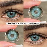 New 1Pair Blue Eyes Contact Colored Contact Lenses Gray Brown Colorful Beautiful Pupils Green Eyes Contact 6 Months Use