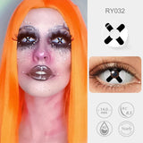 14MM Sharingan Rinnegan Halloween Contact Lenses Sclera Lenses Cosplay Contacts Eye Contact Lens Crazy Lens For Eyes