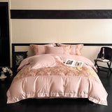Luxury Chinese Style Jacquard Patchwork Embroidery Bedding Set 100% Cotton Duvet Cover Set Flat/Fitted Bed Sheet Pillowcases