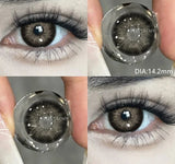 1 Pair Colored Contact Lenses for Eyes Blue Contacts Lenses Green Eye Contacts Beauty Cosmetics Gray Pupils Yearly Use