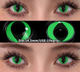 Cosplay Colored Contact Lenses Crazy White Lenses Red Anime Contacts Halloween Beauty Makeup Lens Black Eyes Contacts