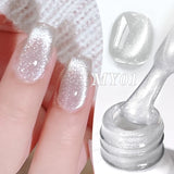 10ml Pink Gold Water Light Cat Magnetic Gel Polish HEMA TPO FREE Aurora Glitter Crystal Soak Off UV Varnish Manicure