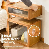 Exquisite Minimalist Solid Wood Bedside Table Locker Small Simple Bedroom Home 2025 New Bedside Shelf Cabinet