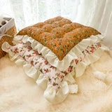 Double Sided Putuan Cushion Rural Lace Breathable Thick Student Office Chair Cushions Home Dining Chairs Tatami Square Seat Mat