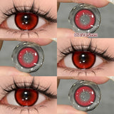 2pcs/pair Beauty Purple Contact Lenses for Eyes Myopia Colored Contact Lenses Natural Blue Lens Fashion Cosplay Pupils