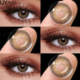Contact Lenses NEW Color Contact Beauty Eye Color Lenses Colorcon Water Light Brown Eye Lenses Gray Natural Contact Lenses