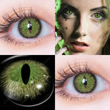 1 Pair(2pcs) Cosplay Color Contact Lenses for Eyes Yellow Contact Lenses Cosplay Anime Color Lens Eyes