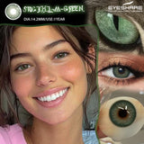 1Pair New Colored Contact Lenses Natural Brown Eye Lenses Blue Eye Lenses Fashion Beauty Contacts Gray SoftLens Yearly