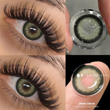 1 Pair Colored Contact Natural Look Brown Eye Lenses Gray Contact Green Eye Lenses Blue Lenses Contact Lenses for Eyes