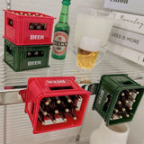 Cartoon Beer Bottle Opener, Magnetic Refrigerator 3D Sticker, 3D Three-dimensional Wine Box Opener, Home Decoration Ornaments