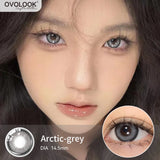 2pcs Cyberpunk Blue Contact Lenses for Eyes Beauty Eye Color lenses Natural Gray Lens Fashion Color Pupils Myopia Lenses