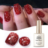 15ml Aurora Glitter Gel Nail Polish Iridescent Pearl Shimmer Effect Soak Off UV LED Manicure Varnishes