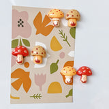 9pcs Mushroom Fridge Magnets Set - Cute & Creative Decorative Magnets for Kitchen, Office Whiteboard, Locker & Dishwasher