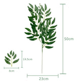 10PCS Artificial Plants Italian Ruscus Greenery Stems Spring Faux Shrub Bushes Green Leaves for Wedding Arch Bouquet Home Decor