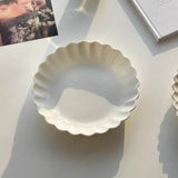 Nordic Pure White Ceramic Plate Set, Dessert, Breakfast, Pasta, Western, Home Tableware, Kitchen Plates Sets