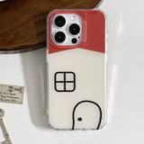 Casual Line House Mobile Phone Case Suitable for Apple for Iphone16Promax Case/For Iphone15Promax Case/14Pro Case/13 Iphonecase/Fashionable Women's Mobile Phone Case/Simple Mobile Phone Case