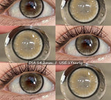 1pair Eyes Contacts Lense Color Contact Lenses Natural Gray Contact Brown Lens Fashion Beauty Makeup Blue EyeLenses