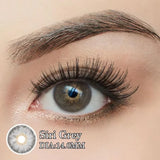 1 Pair Colored Contact Lenses Beautiful Pupil Color Circle Lens Green Iris Prescription Yearly Natural 0-8 Degrees  F