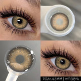 Colored Contact Lenses For Eyes 1pair Natural Eye Color Lens Cosmetic Soft Eye Lenses Beauty Pupils with Lens Case