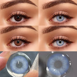 Rome Times Myopia Color Contact Lenses 6 Months Use 14.2mm Small Pupil Prescription Korea Design for Daily Eye Beauty