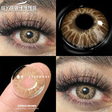 Natural Colored Eye Lenses 1pair Gray Pupils Lenses Blue Contact Lenses Brown Contacts Yearly Cosmetic Green Eye Lens