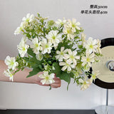 Korean Style Daisy Butterfly Flower Artificial Flowers Dried Flower Bouquet Living Room Window Wedding Greenhouse Decoration