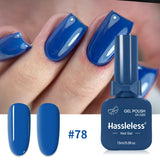 Single-use gel nail polish, 15ml each, requires LED lighting, solid color, a must-have for manicures | Vibrant nail colors | Nai