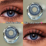 1 Pair Colored Contact Lenses for Eyes Natural Eye Pupils Contact Blue Lenses Green Lenses Fashion Lenses 2PCS