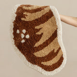 Cute Tufting Food Bathmat Funny Cookie Croissant Bathroom Mat Soft Rug Bedroom Carpet Floor Safety Pad Aesthetic Home Room Decor