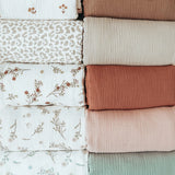 2PC/Set Baby Swaddle Blanket Bedding Soft Cotton Muslin Receive Blankets for Newborn Baby Wrap Stroller Cover Babies Acceesories