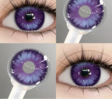 1 Pair Purple Lenses for Eyes Color Contacts Lens Anime Pink Lenses Blue Pupils for Eyes Y2K Lenses for Natural Eyes