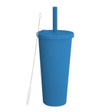 700ml,Double-Layer Straw Cup/MUG,Drinkware,Environmentally Friendly Plastic,Large Diameter,Transparent Milk Tea Cup,Holiday Gift